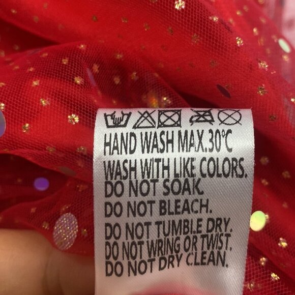 Double Crazy Puff Sleeve Ruched Waist Sheer Mesh Overlay Dress - Size 3XL - Picture 8 of 12